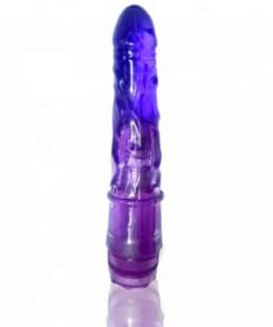 Flexible multispeed control realistic jelly dildo vibrator