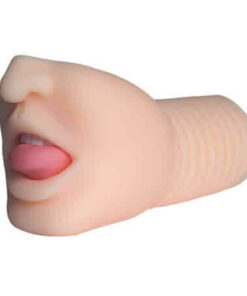 Oral Sex Blowjob Masturbation Cup with Teeth Tongue Realistic Pocket Pussy
